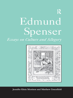 cover image of Edmund Spenser